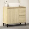 Bathroom Cabinet 65x33x60cm - Oak - Complete Storage Solutions