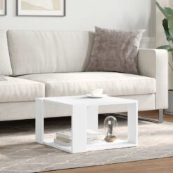 Coffee Table 51.5x51.5x30cm - White - Complete Storage Solutions
