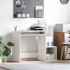 Desk with Drawer 106x41x88.5cm - White