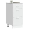 Bottom Cabinet 40x46x81.5cm - White - Complete Storage Solutions