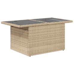 11 Piece Poly Rattan Garden Sofa Set with Cushions - Complete Storage Solutions