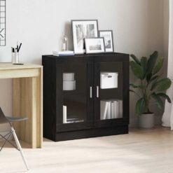 Book Cabinet 82.5x30.5x80cm – Black Oak