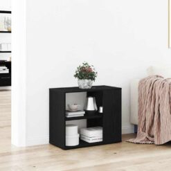 Sideboard with Drawer 60x30x50cm – Black Oak