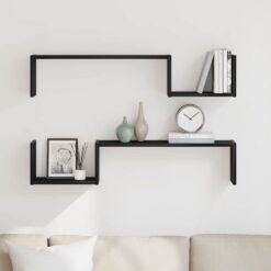 2 Piece Wall Shelves Set 100x15x20cm