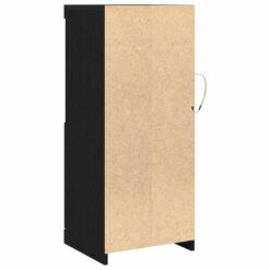 Glass LED Sideboard 41x37x100cm – Black Oak - Complete Storage Solutions