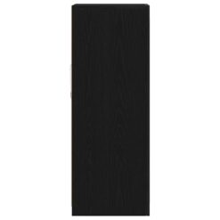 Glass LED Sideboard 41x37x100cm – Black Oak - Complete Storage Solutions