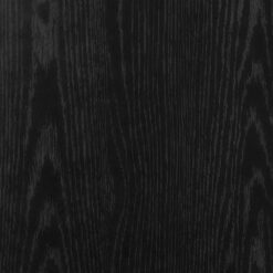 Hanging Glass Cabinet 40x31x60cm - Black Oak - Complete Storage Solutions