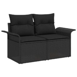 5 Piece Poly rattan Garden Sofa Set with Storage - Complete Storage Solutions