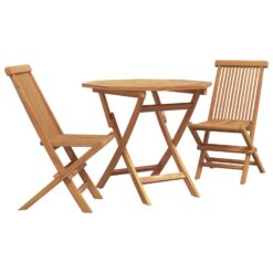 Alternative view of 3 Piece Acacia Wood Garden Dining Set