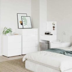 Storage Cabinet 60x48x81cm - Gloss White