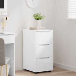 Storage Cabinet 40x48x81cm - Gloss White - Complete Storage Solutions