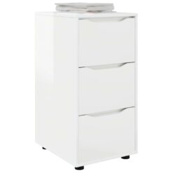Storage Cabinet 40x48x81cm - Gloss White - Complete Storage Solutions