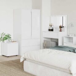 Bathroom Cabinet White 40.5x40x44cm - Gloss White