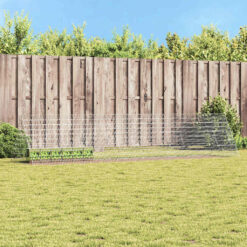 Galvanised Steel Rabbit Cage 215x100x85cm - Silver