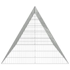 Galvanised Steel Rabbit Cage 215x100x85cm - Silver - Complete Storage Solutions