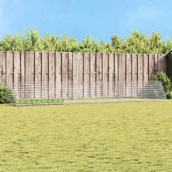 Galvanised Steel Rabbit Cage 215x100x85cm - Silver