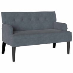 Alternative view of Chesterfield Bench Velvet 112x65.5x75cm