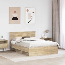 Bed Frame 150x200cm - Oak - Complete Storage Solutions