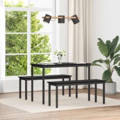 Bench 110x35x45cm - Black Oak