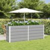 Galvanised Steel Planter 195x50x77cm - Complete Storage Solutions