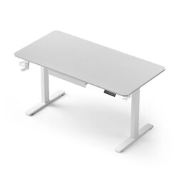Electric Standing Desk 140x68x121cm - White