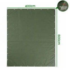 Alternative view of Heavy Duty Tarp Tarpaulin 4x6m - Green