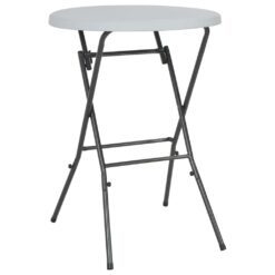 Folding Bar Table 80x110cm – White