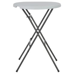 Alternative view of Folding Bar Table 80x110cm – White