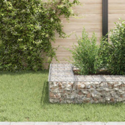 Cube Gabion Raised Bed Wire 30x30x30cm – Silver - Complete Storage Solutions