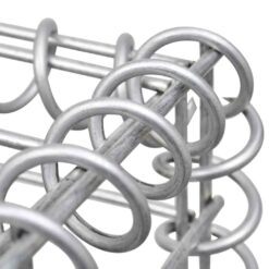 Cube Gabion Raised Bed Wire 30x30x30cm – Silver - Complete Storage Solutions