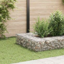Cube Gabion Raised Bed Wire 30x30x30cm – Silver