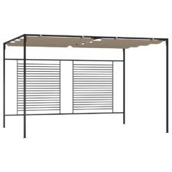 Gazebo with Retractable Roof 3x4x2.3m
