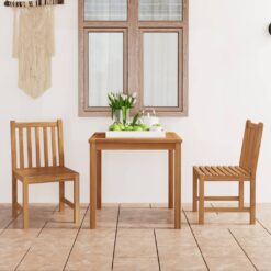 3 Piece Teak Garden Dining Set