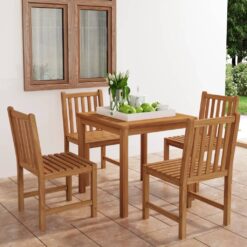 5 Piece Teak Garden Dining Set