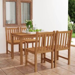 5 Piece Teak Garden Dining Set
