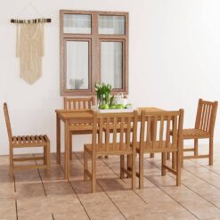 7 Piece Teak Garden Dining Set