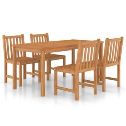 Alternative view of 5 Piece Teak Garden Dining Set