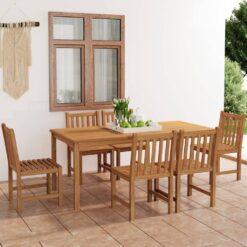 7 Piece Teak Garden Dining Set