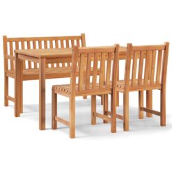 Alternative view of 4 Piece Teak Garden Dining Set