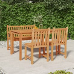 4 Piece Teak Garden Dining Set