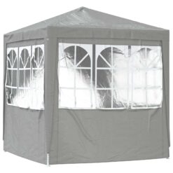 Steel Party Tent and 200x200x240cm - Light Grey - Complete Storage Solutions