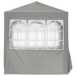 Steel Party Tent and 200x200x240cm - Light Grey - Complete Storage Solutions