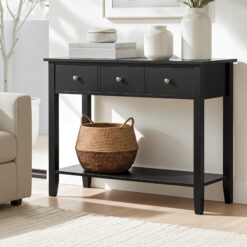 Console Table Hallway Sofa Entryway Entrance - Black