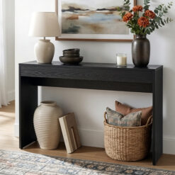 Console Table Hallway Sofa Entryway Entrance - Black