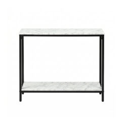 Alternative view of Marble Effect Console Table Entryway Display Desk