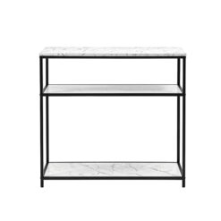 Alternative view of 90cm Marble Effect Console Table