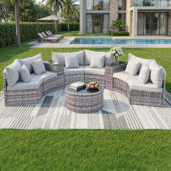 9 Piece Outdoor Sofa Set