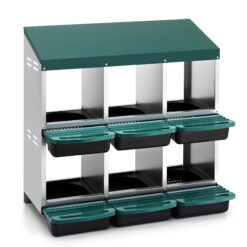 Chicken Nesting Box 80x50x78cm - Green