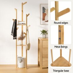 Alternative view of Shoe Rack Cabinet & Clothes Rack Set
