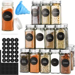 24 Glass Spice Jars
